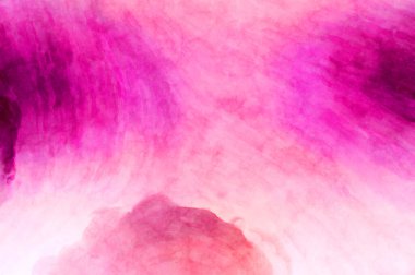 Soyut suluboya sanat eserleri. Fırça boyalı dijital resim. Renkli yaratıcı suluboya çizimi.