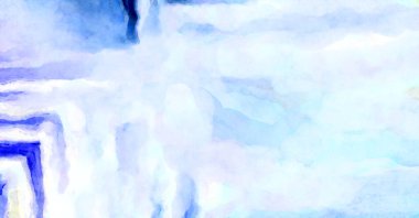 Soyut suluboya sanat eserleri. Fırça boyalı dijital resim. Renkli yaratıcı suluboya çizimi.