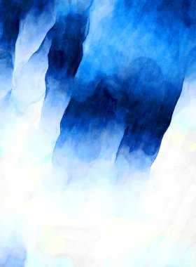 Soyut suluboya sanat eserleri. Fırça boyalı dijital resim. Renkli yaratıcı suluboya çizimi.