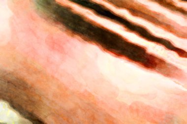 Soyut suluboya sanat eserleri. Fırça boyalı dijital resim. Renkli yaratıcı suluboya çizimi.