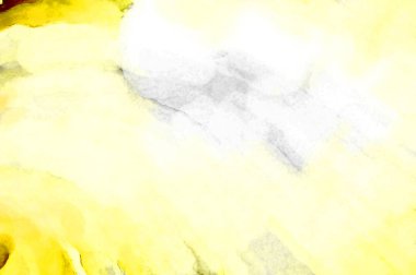 Soyut suluboya sanat eserleri. Fırça boyalı dijital resim. Renkli yaratıcı suluboya çizimi.