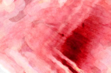 Soyut suluboya sanat eserleri. Fırça boyalı dijital resim. Renkli yaratıcı suluboya çizimi.