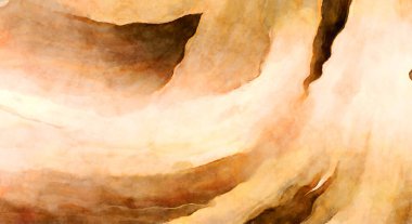 Soyut suluboya sanat eserleri. Fırça boyalı dijital resim. Renkli yaratıcı suluboya çizimi.