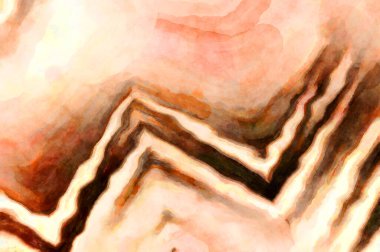 Soyut suluboya sanat eserleri. Fırça boyalı dijital resim. Renkli yaratıcı suluboya çizimi.