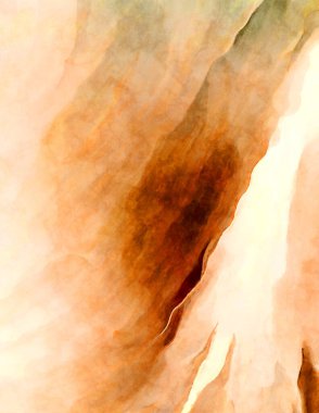 Soyut suluboya sanat eserleri. Fırça boyalı dijital resim. Renkli yaratıcı suluboya çizimi.