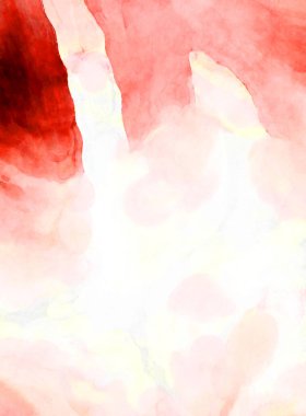 Soyut suluboya sanat eserleri. Fırça boyalı dijital resim. Renkli yaratıcı suluboya çizimi.