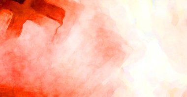 Soyut suluboya sanat eserleri. Fırça boyalı dijital resim. Renkli yaratıcı suluboya çizimi.