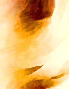 Soyut suluboya sanat eserleri. Fırça boyalı dijital resim. Renkli yaratıcı suluboya çizimi.