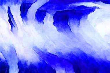 Soyut suluboya sanat eserleri. Fırça boyalı dijital resim. Renkli yaratıcı suluboya çizimi.