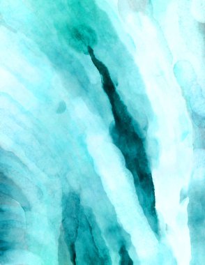 Soyut suluboya sanat eserleri. Fırça boyalı dijital resim. Renkli yaratıcı suluboya çizimi.