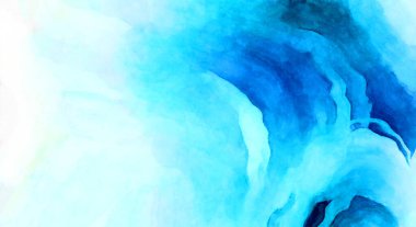 Soyut suluboya sanat eserleri. Fırça boyalı dijital resim. Renkli yaratıcı suluboya çizimi.