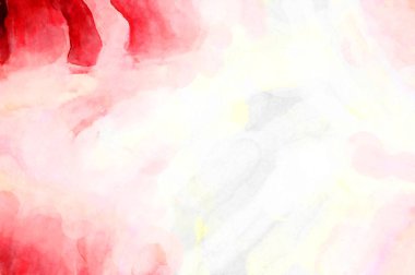 Soyut suluboya sanat eserleri. Fırça boyalı dijital resim. Renkli yaratıcı suluboya çizimi.