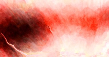 Soyut suluboya sanat eserleri. Fırça boyalı dijital resim. Renkli yaratıcı suluboya çizimi.