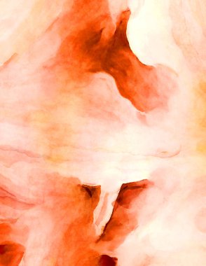 Soyut suluboya sanat eserleri. Fırça boyalı dijital resim. Renkli yaratıcı suluboya çizimi.