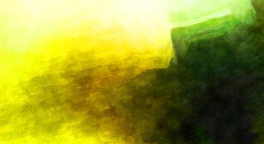 Soyut suluboya sanat eserleri. Fırça boyalı dijital resim. Renkli yaratıcı suluboya çizimi.