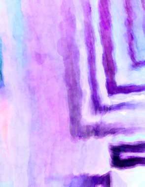 Soyut suluboya sanat eserleri. Fırça boyalı dijital resim. Renkli yaratıcı suluboya çizimi.