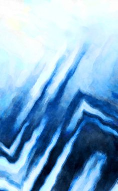 Soyut suluboya sanat eserleri. Fırça boyalı dijital resim. Renkli yaratıcı suluboya çizimi.