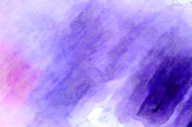 Soyut suluboya sanat eserleri. Fırça boyalı dijital resim. Renkli yaratıcı suluboya çizimi.