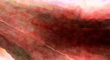 Soyut suluboya sanat eserleri. Fırça boyalı dijital resim. Renkli yaratıcı suluboya çizimi.