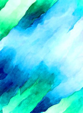 Soyut suluboya sanat eserleri. Fırça boyalı dijital resim. Renkli yaratıcı suluboya çizimi.