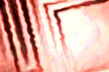 Soyut suluboya sanat eserleri. Fırça boyalı dijital resim. Renkli yaratıcı suluboya çizimi.