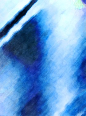 Soyut suluboya sanat eserleri. Fırça boyalı dijital resim. Renkli yaratıcı suluboya çizimi.