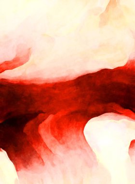 Soyut suluboya sanat eserleri. Fırça boyalı dijital resim. Renkli yaratıcı suluboya çizimi.