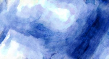 Soyut suluboya sanat eserleri. Fırça boyalı dijital resim. Renkli yaratıcı suluboya çizimi.