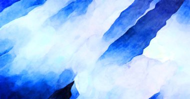 Soyut suluboya sanat eserleri. Fırça boyalı dijital resim. Renkli yaratıcı suluboya çizimi.