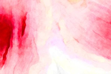 Soyut suluboya sanat eserleri. Fırça boyalı dijital resim. Renkli yaratıcı suluboya çizimi.