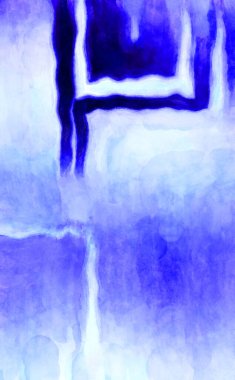 Soyut suluboya sanat eserleri. Fırça boyalı dijital resim. Renkli yaratıcı suluboya çizimi.