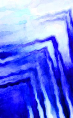 Soyut suluboya sanat eserleri. Fırça boyalı dijital resim. Renkli yaratıcı suluboya çizimi.