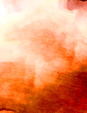 Soyut suluboya sanat eserleri. Fırça boyalı dijital resim. Renkli yaratıcı suluboya çizimi.