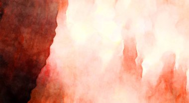 Soyut suluboya sanat eserleri. Fırça boyalı dijital resim. Renkli yaratıcı suluboya çizimi.