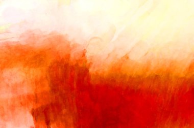 Soyut suluboya sanat eserleri. Fırça boyalı dijital resim. Renkli yaratıcı suluboya çizimi.