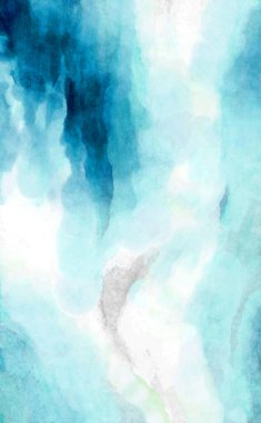 Soyut suluboya sanat eserleri. Fırça boyalı dijital resim. Renkli yaratıcı suluboya çizimi.