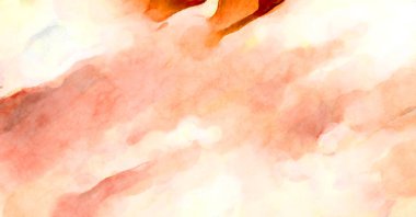 Soyut suluboya sanat eserleri. Fırça boyalı dijital resim. Renkli yaratıcı suluboya çizimi.