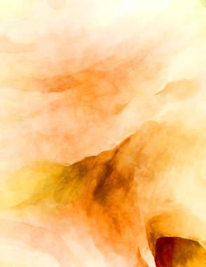 Soyut suluboya sanat eserleri. Fırça boyalı dijital resim. Renkli yaratıcı suluboya çizimi.