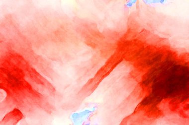 Soyut suluboya sanat eserleri. Fırça boyalı dijital resim. Renkli yaratıcı suluboya çizimi.