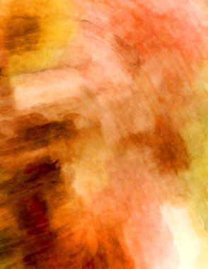 Soyut suluboya sanat eserleri. Fırça boyalı dijital resim. Renkli yaratıcı suluboya çizimi.