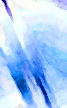 Soyut suluboya sanat eserleri. Fırça boyalı dijital resim. Renkli yaratıcı suluboya çizimi.