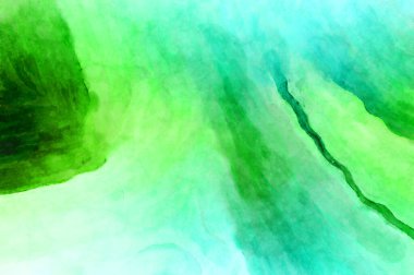 Soyut suluboya sanat eserleri. Fırça boyalı dijital resim. Renkli yaratıcı suluboya çizimi.