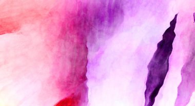 Soyut suluboya sanat eserleri. Fırça boyalı dijital resim. Renkli yaratıcı suluboya çizimi.