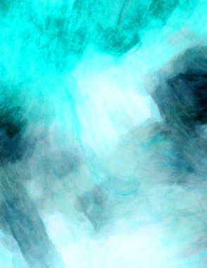 Soyut suluboya sanat eserleri. Fırça boyalı dijital resim. Renkli yaratıcı suluboya çizimi.