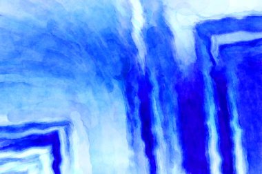 Soyut suluboya sanat eserleri. Fırça boyalı dijital resim. Renkli yaratıcı suluboya çizimi.