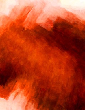 Soyut suluboya sanat eserleri. Fırça boyalı dijital resim. Renkli yaratıcı suluboya çizimi.