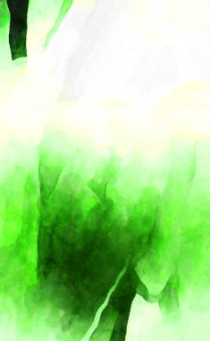 Soyut suluboya sanat eserleri. Fırça boyalı dijital resim. Renkli yaratıcı suluboya çizimi.