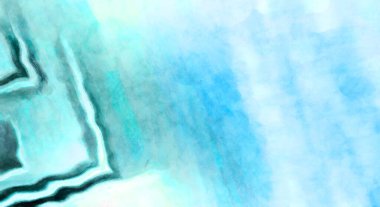 Soyut suluboya sanat eserleri. Fırça boyalı dijital resim. Renkli yaratıcı suluboya çizimi.