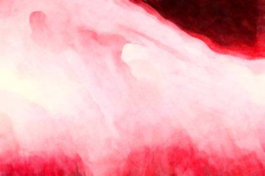 Soyut suluboya sanat eserleri. Fırça boyalı dijital resim. Renkli yaratıcı suluboya çizimi.