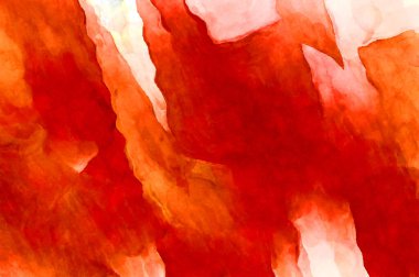 Soyut suluboya sanat eserleri. Fırça boyalı dijital resim. Renkli yaratıcı suluboya çizimi.